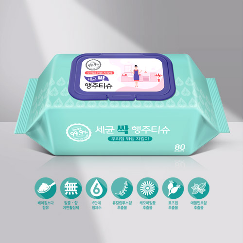 세균싹 행주티슈